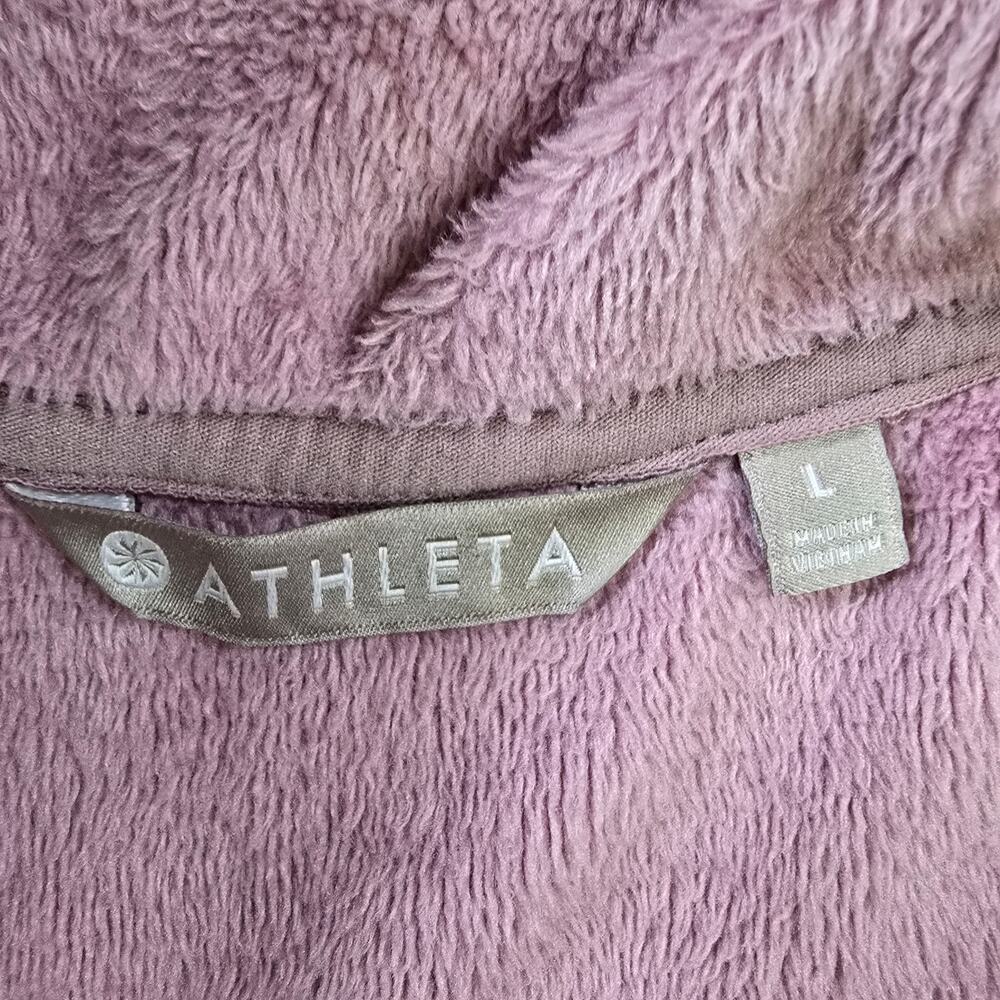 Athleta Pink Pullover Half-Zip Hoodie - Picture 3 of 5
